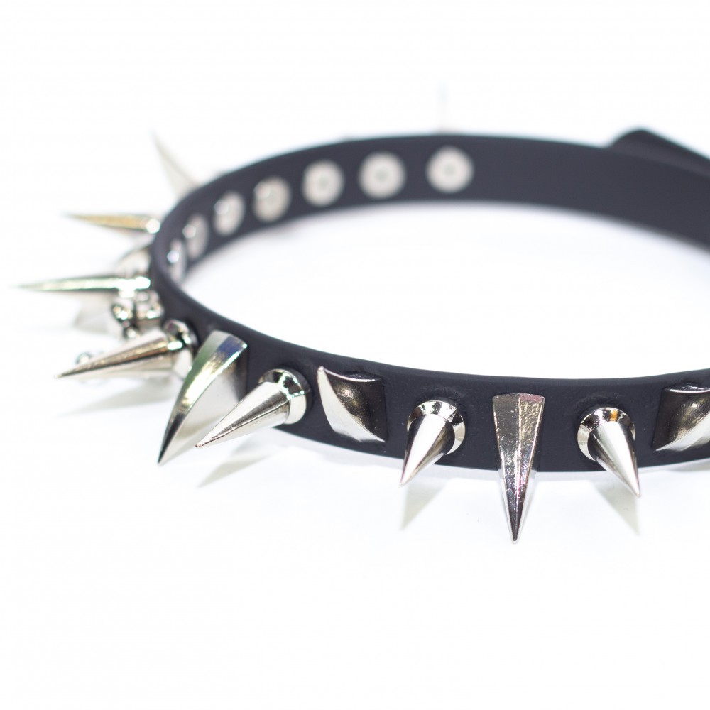 Double Dragon Claw and Cone Spike Collar